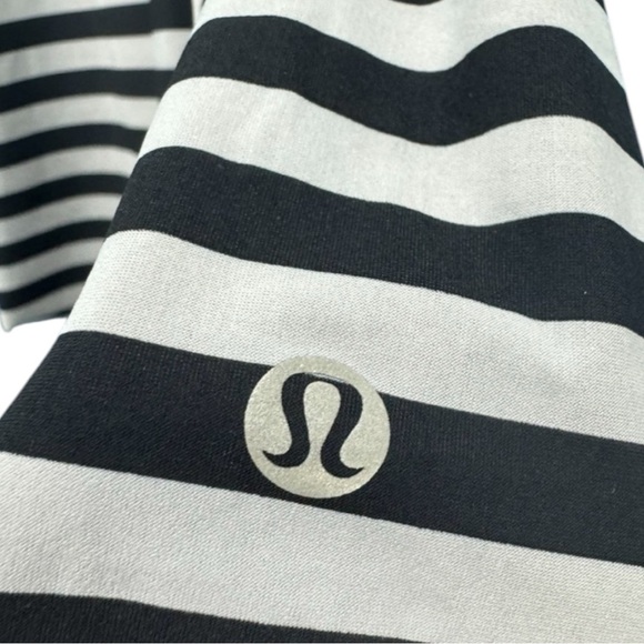 Lululemon Striped Flowy Spaghetti Strap Tank in Dusty Blue Size S EUC - Picture 3 of 4